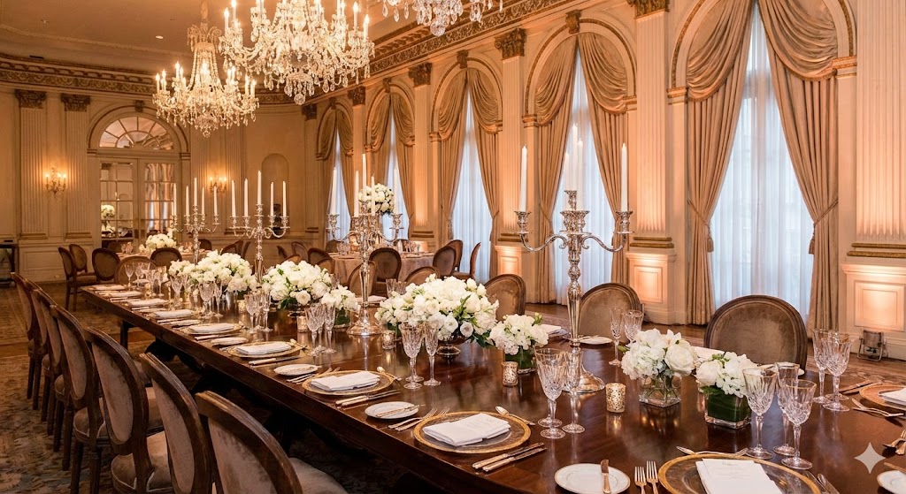 Allestimento elegante per evento